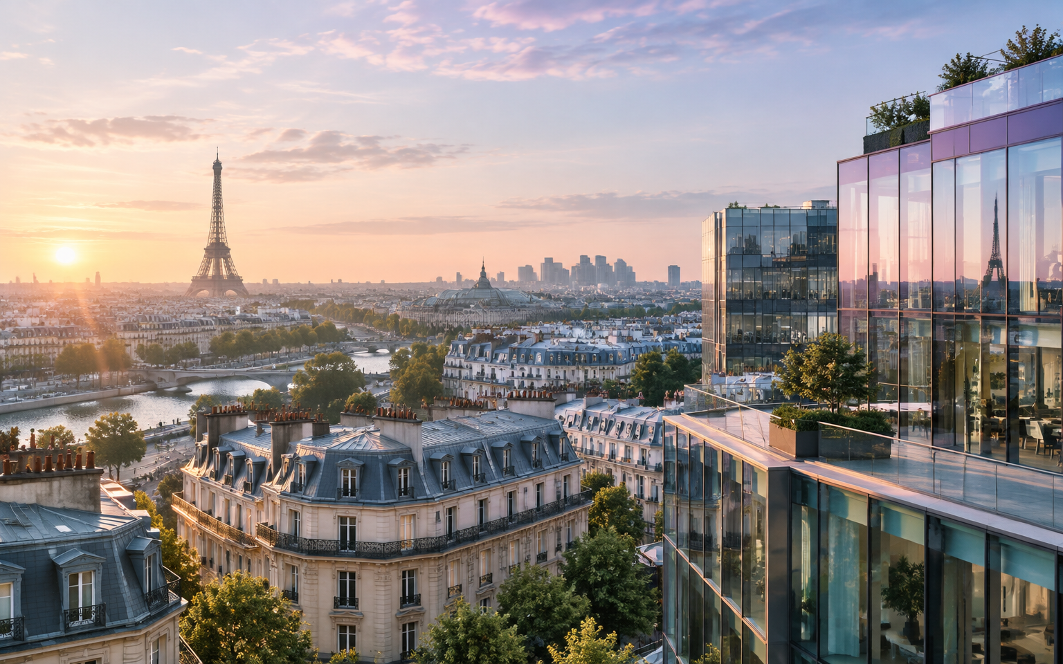Vue de Paris, ville où Thierry Gustin propose ses formations IA en entreprise